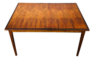 Scandinavian Walnut Dining Table with Extensions, 1960