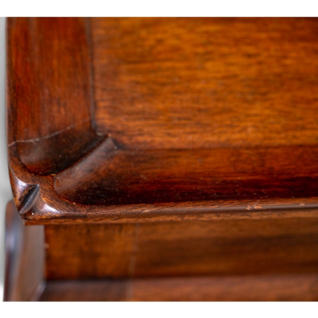 Vintage Henkel Harris Queen Anne Mahogany Tea Table With Candle Slides For Sale In Portland, ME - Image 6 of 11