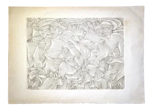 Fritz Baumgartner, Composition, Lithograph, 1970s