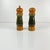 Mid-Century Modern Green Ceramic Salt and Pepper Shakers and Salad Servers, 1970s, Set of 4 For Sale - Image 3 of 10