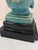 Turquoise Hollywood Regency Mid-20th Century Turquoise Glazed Buddha Head Bust Lamp For Sale - Image 8 of 12