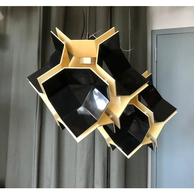 Black Suspension Lights by DARK, Belgium - A Pair For Sale - Image 8 of 10