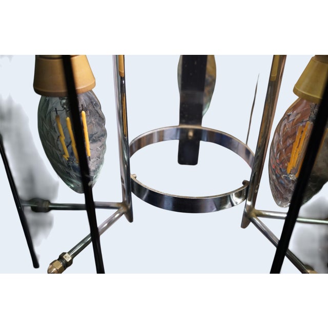 Vintage Smoked Glass Wall and Ceiling Lamps from Veca, 1970s, Set of 3 For Sale - Image 3 of 12