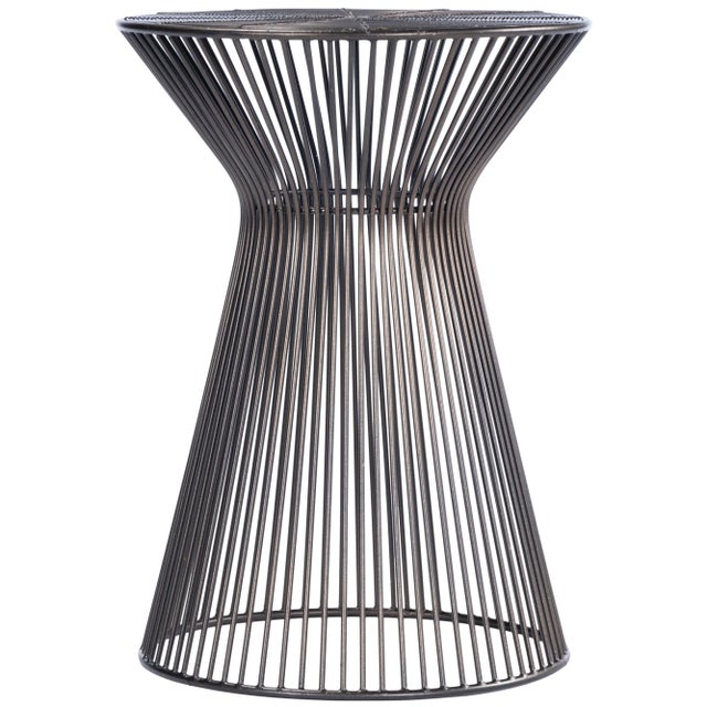 Spritely Home Accent Furniture Greeley Metal Accent Table, Bronze For Sale - Image 4 of 10