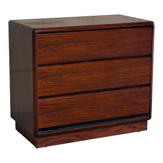 Danish Mid Century Modern Rosewood Small Dresser Cabinet by Brouer For Sale