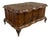 Chippendale Jewelry Box in Padded Burl Wood For Sale