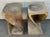 Wood Late 20th Century Organic Modern Hand-Carved Sculptural Wood Side Tables For Sale - Image 7 of 10