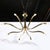 Mid-Century Polished Brass 8-Arm Sculptural Chandelier by Oscar Torlasco For Sale - Image 17 of 17