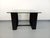 Mid-Century Modern Vintage Rectangular High Table in Glass and Black Metal, 1980s For Sale - Image 3 of 18