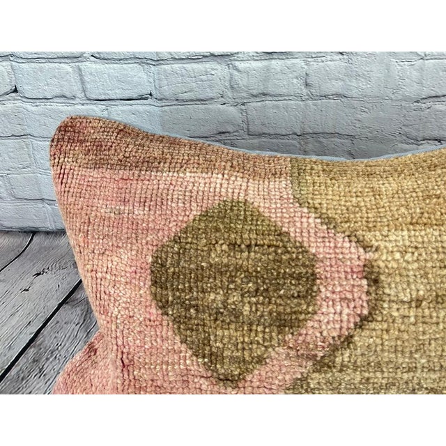 Turkish 16 x 24 Rug Pillow Byzantine Whispers Turkish Pillow Cushion Cover For Sale - Image 3 of 4