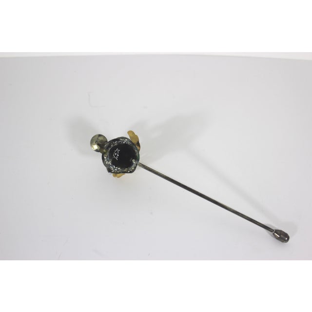 Silver Vintage Silver and Brass Angel Candle Snuffer Christmas Decor For Sale - Image 8 of 8