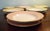 12 L'Amandinoise prestige earthenware plates (6 dinner plates + 6 soup plates), made in France, in pastel colors: almond,...