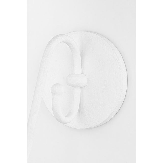 2020s Mark D. Sikes 1 Light Windsor Wall Sconce, White Plaster For Sale - Image 5 of 6