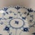 Royal Blue 1969–73 Royal Copenhagen Blue Fluted Full Lace Porcelain Footed Compote No. 1/1020 For Sale - Image 8 of 9