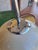 Arc Floor Lamp with Carrara Marble Base For Sale - Image 6 of 7