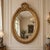 1970 Artisan Louis XVI Gold Beech Oval Wall Mirror For Sale - Image 10 of 10