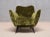 Perla Armchairs in Green Velvet by Giulia Veronesi for ISA Bergamo, 1950s, Set of 2 For Sale - Image 6 of 17