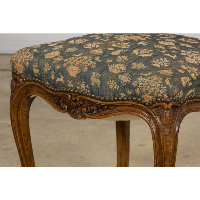 Set of 12 Late 19th Century French Provincial Louis XV Oak Dining Chairs For Sale - Image 17 of 18