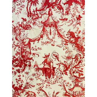 Nina Campbell "Asticou" Print Fabric - 4 Yards For Sale