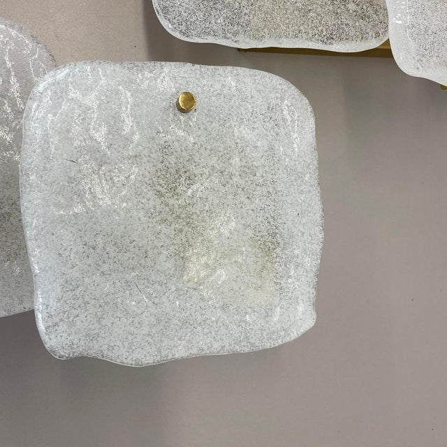 Hollywood Regency Ice Glass Wall Lights from Kalmar Leuchten, 1960s, Set of 2 For Sale - Image 10 of 18