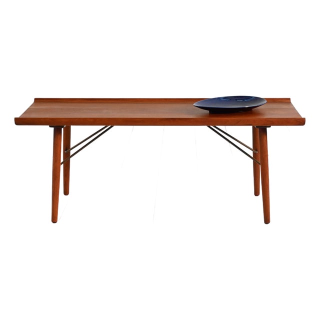 Danish Coffee Table attributed to Børge Mogensen for Søborg Møbler, 1950s For Sale
