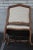 Early 20th Century French Country Bergere Beech Wood Arm Chairs with New Upholstery- Set of 2 For Sale - Image 4 of 9