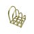 Mid 20th Century Mid 20th Century Large Brass Letter Rack For Sale - Image 5 of 6