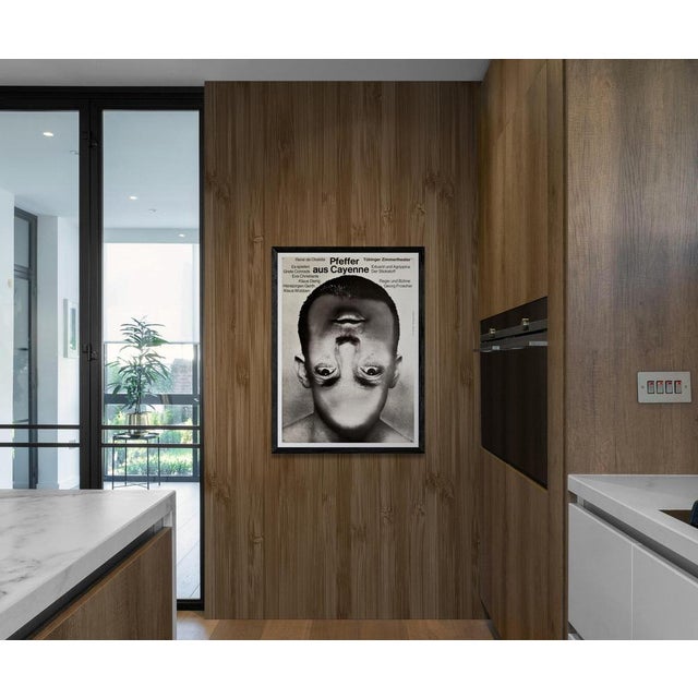 The piece designed by the acclaimed duo f+r grindler for the 1966 tübinger zimmertheater production of "pfeffer aus...