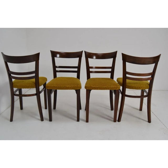 1930s Art Deco Dining Chairs by Fischel, 1930s, Set of 4 For Sale - Image 5 of 11