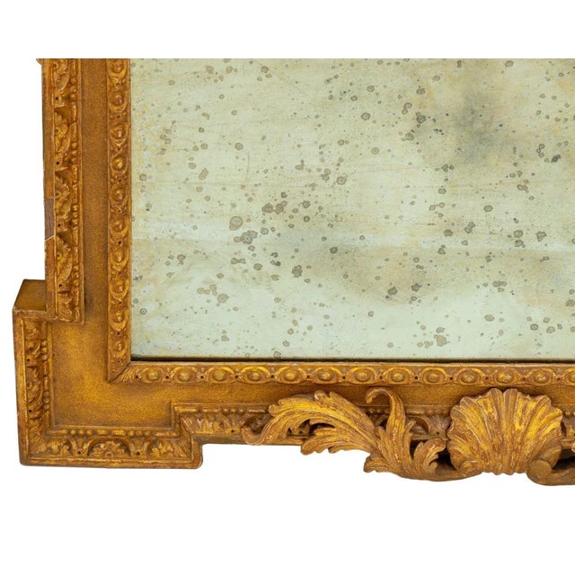 William Kent George II Giltwood Pier Mirrors- a Pair For Sale - Image 4 of 6