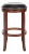 Justin Swivel barstool, Cherry & Black For Sale