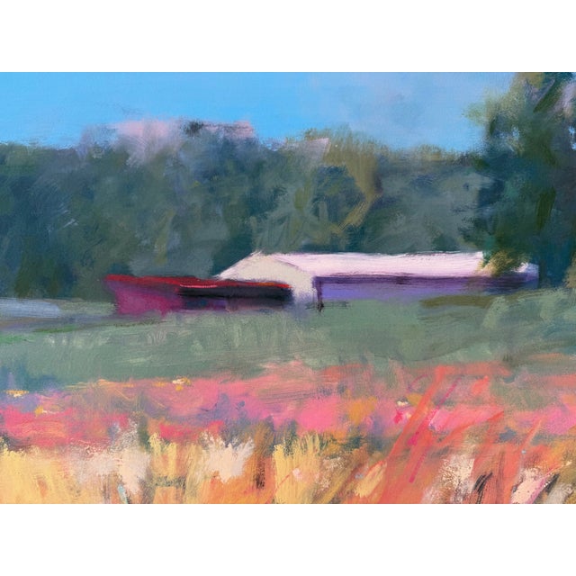 Early 21st Century, Untitled (Farm Landscape), Contemporary Impressionist, Archival Iris Giclee on Watercolor Paper, Artist Greg Osterhaus For Sale In Jacksonville, FL - Image 6 of 13