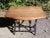 Vintage Solid Wood Drop Leaf Gate Leg Kitchen Dining Table Console Table For Sale In Boston - Image 6 of 12