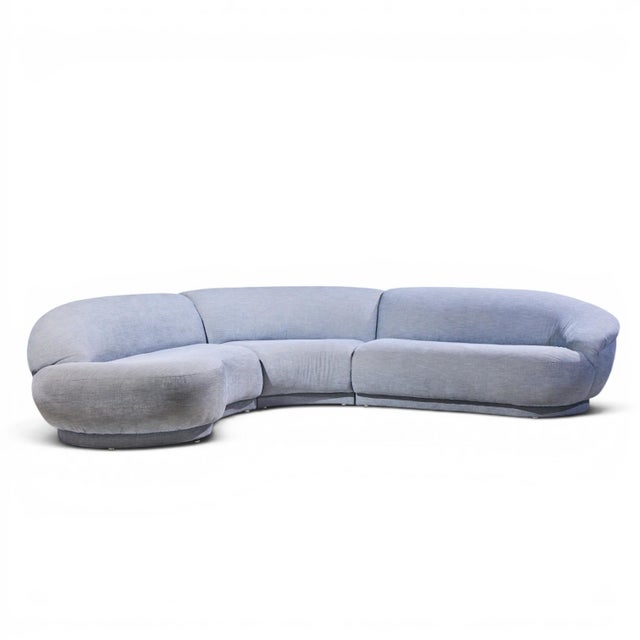 Milo Baughman for Thayer Coggin Mid Century Sectional Sofa This sofa measures: 151 wide x 43 deep x 31 inches high, with a...