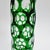 Green Vintage Emerald Green Cut-to-Clear Lens Crystal Cylinder Vase from Nachtmann Bleikristall, 1970s For Sale - Image 8 of 12