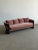 Howard Furniture Sculptural Walnut Barrel-Back Sofa For Sale In Los Angeles - Image 6 of 8
