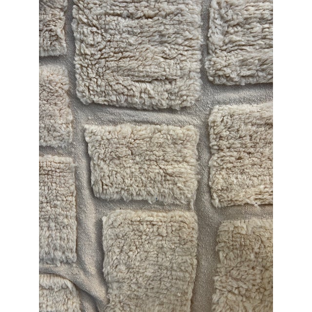 Textile Moroccan Beni Ouarain Wool Rug, 1990 For Sale - Image 7 of 12