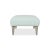 Model 1600 Ottoman in Light Blue Leather from Rolf Benz For Sale - Image 6 of 10
