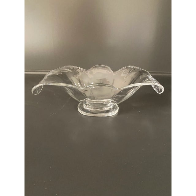 Transparent Art Deco Vintage Heisey Glass Bowl For Sale - Image 8 of 9