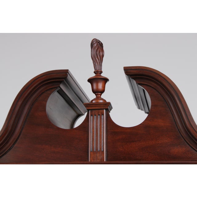 Wood Henkel Harris Model 146 Mahogany 3 Part Highboy For Sale - Image 7 of 15