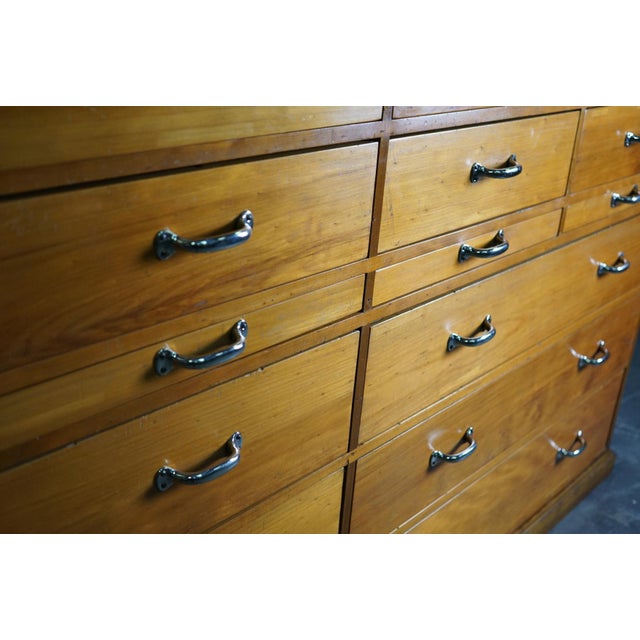 Large Dutch Cherry Apothecary Cabinet, 1950s For Sale - Image 18 of 18