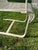 Metal 1970s 4 Woodard Wrought Iron Cantilever Garden Patio Chairs Dogwood, Attributed For Sale - Image 7 of 10