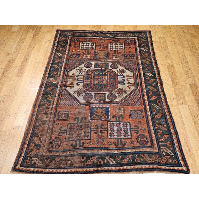 A 19th century Caucasian Karachov area rug from the third quarter of the 1800s — one of the most beautiful and desired...