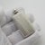 This vintage silver vanity object depicts a miniature perfume bottle, crafted as a usable scent flask, dressing table...