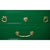 Vintage Transitional Credenza Ribbon Hardware in Green by Thomasville - Newly Painted For Sale - Image 10 of 12