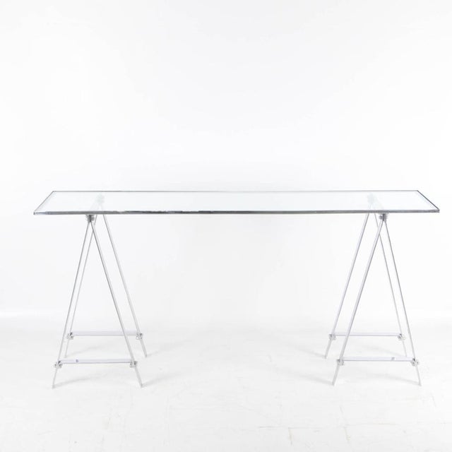 Stainless Steel Console Table, 1970s For Sale - Image 7 of 13