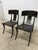 Michael Taylor Bronzed Klismos Garden Chairs With Leather Cushions, 1990s For Sale - Image 11 of 18
