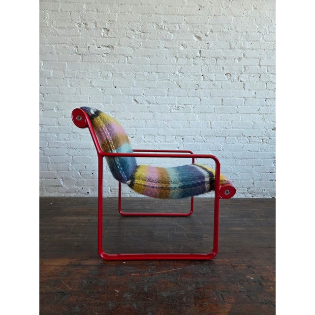Metal 70s Knoll Sling Chair by Hannah & Morrison For Sale - Image 7 of 13