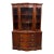 Vintage Federal Style Bow Front Mahogany China / Display Cabinet For Sale