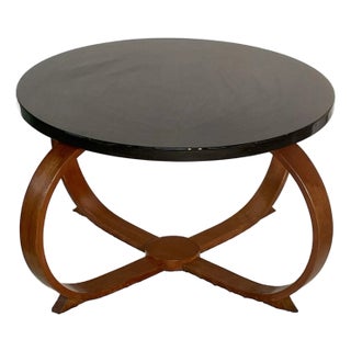 Thonet Attributed 1930s Art Deco Bent Wood Coffee Table For Sale